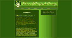 Desktop Screenshot of crystalcrags.org
